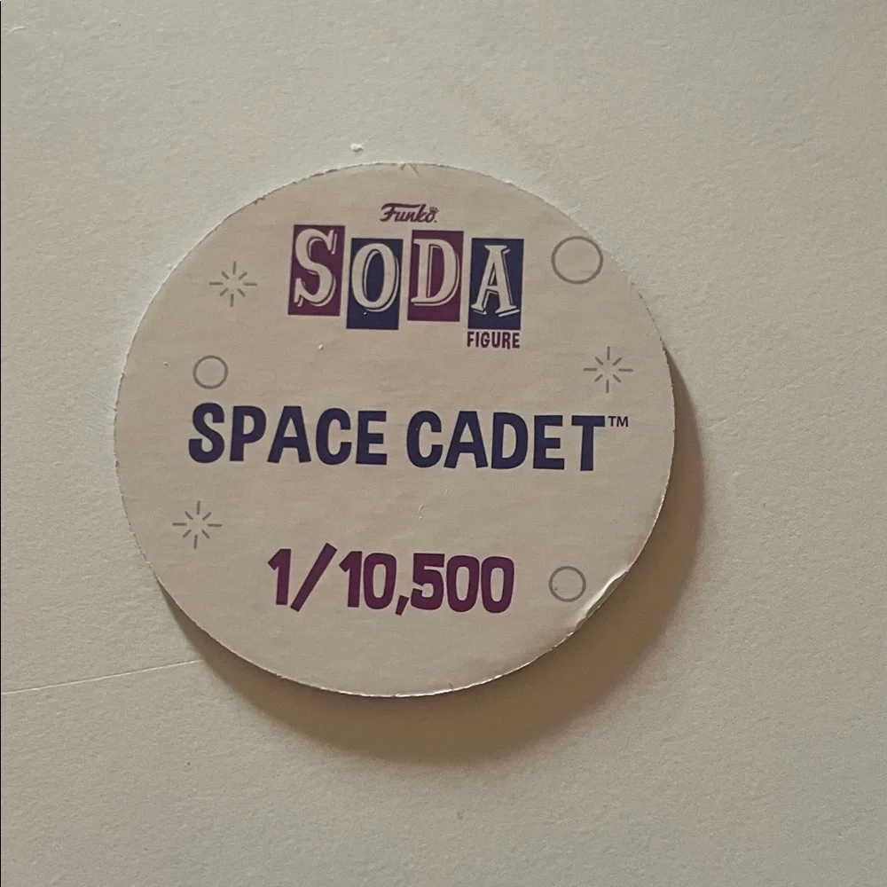 Funko Space Cadet Soda Figure in Purple and White